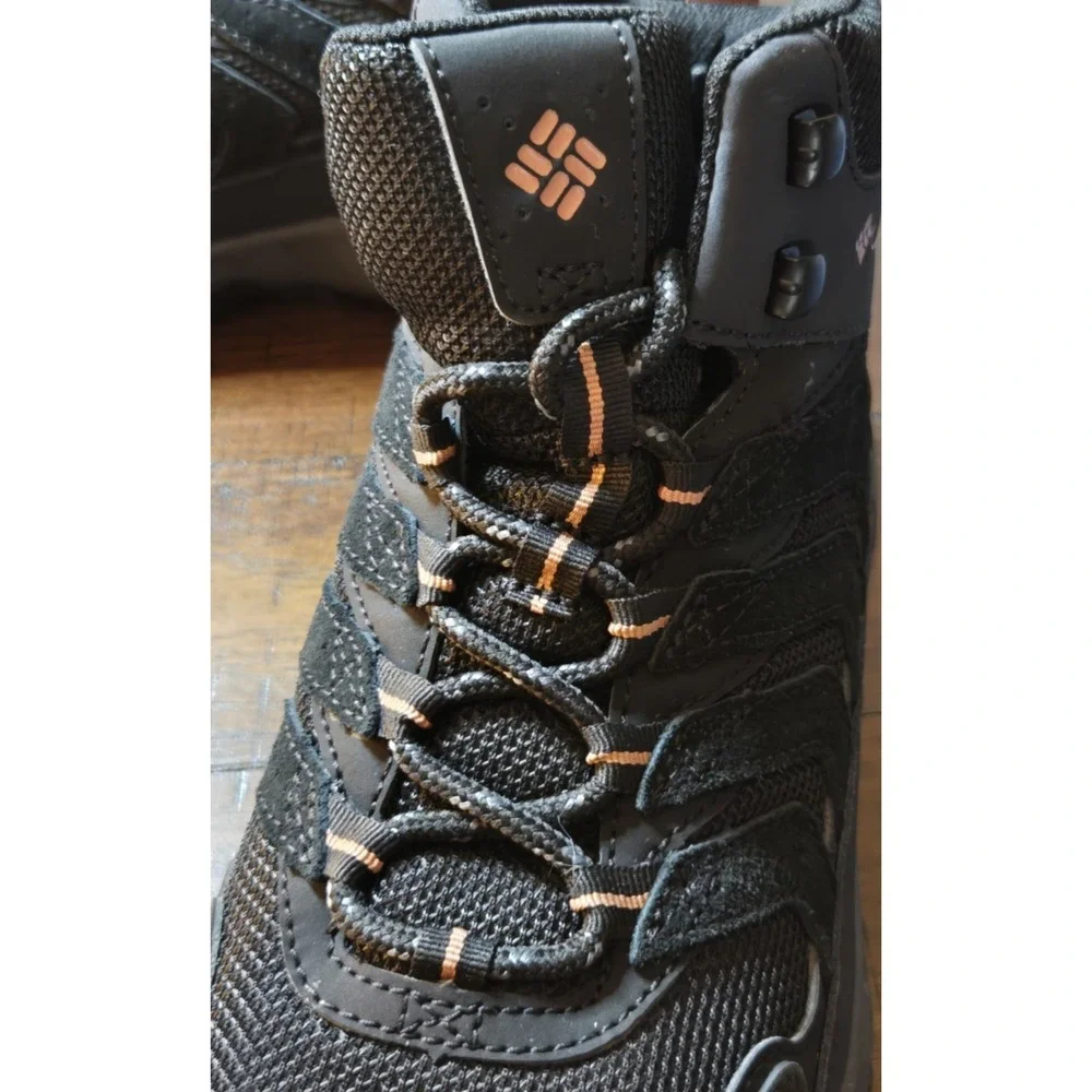 Mens Columbia STRATA‎ TRAIL MID WP Size 7.5 Black Owl